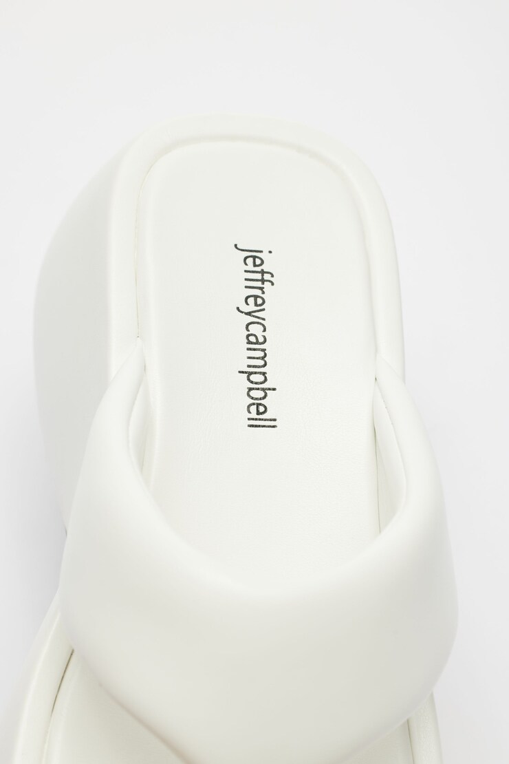 JEFFREY CAMPBELL - Sandales Crybaby, Blanc, large