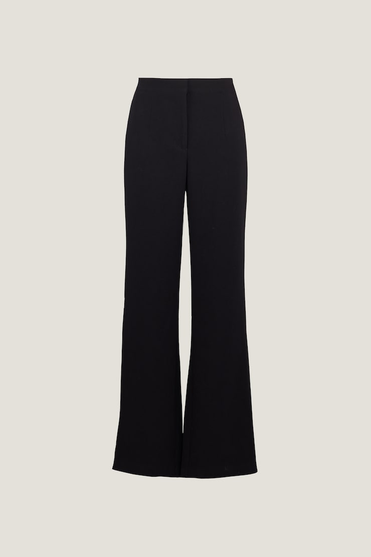 Stevie Slim Bootcut Pants Jet Black large