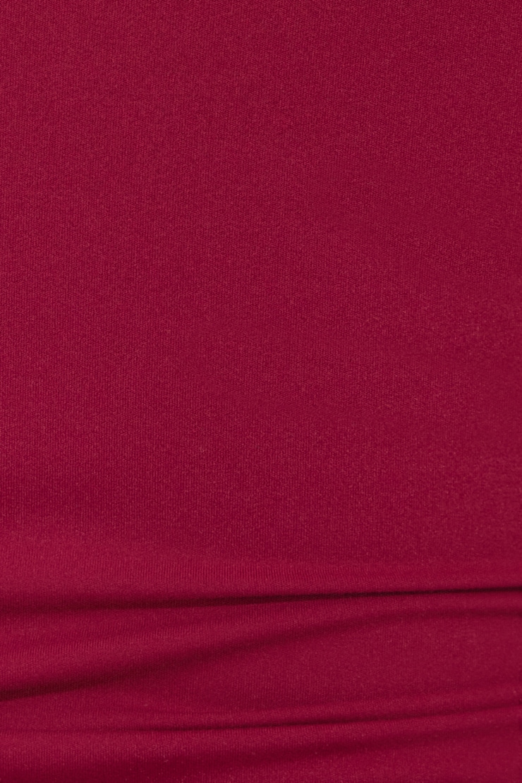 Sleek Scoop Cami Top, Sour Cherry Burgundy, large