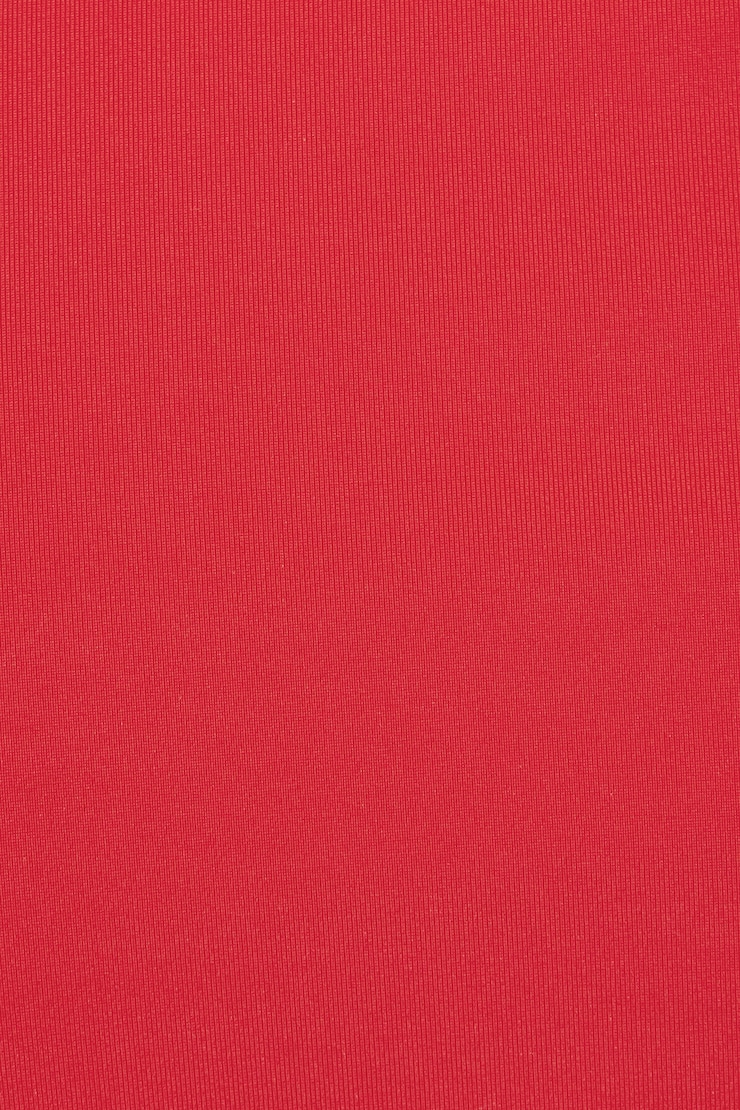 Cheeky Side Tie Bikini Bottom, Candied Apple Red, large
