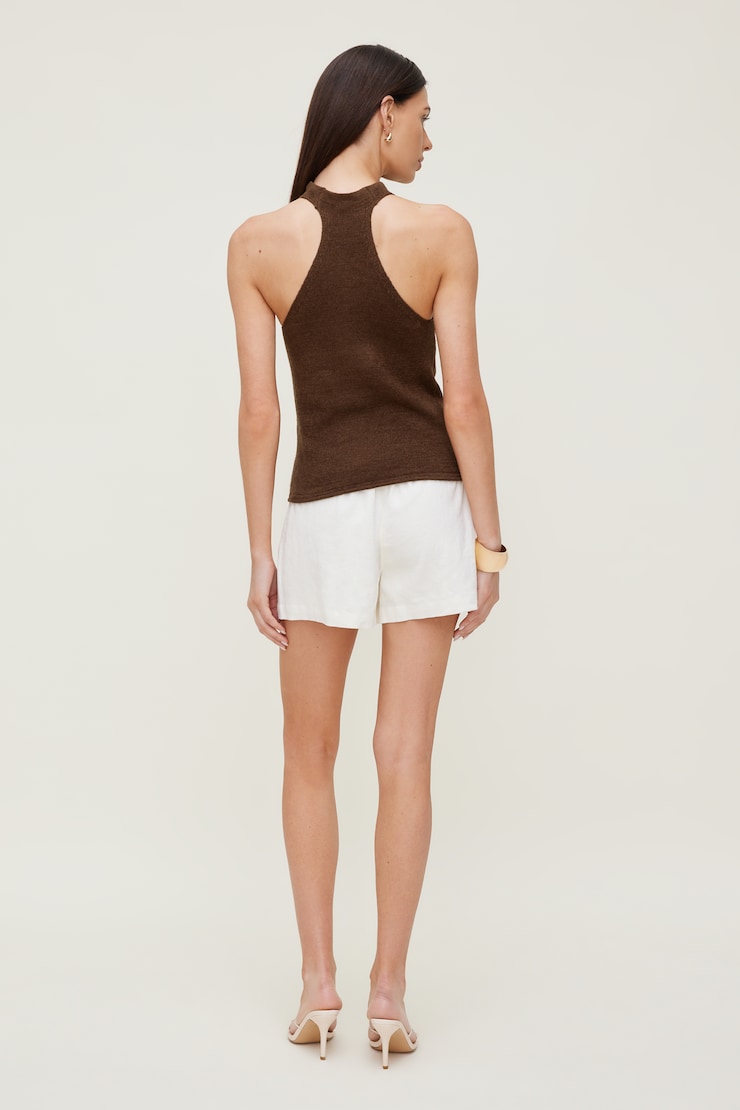 Linen High Rise Shorts