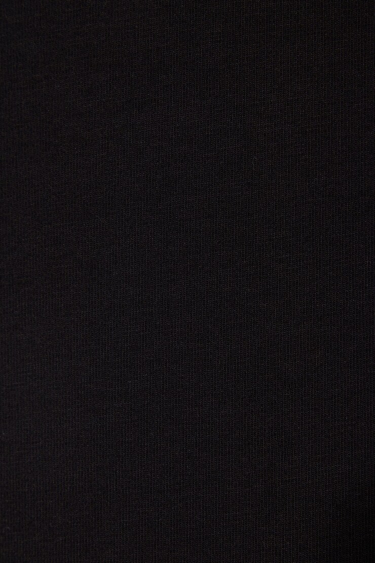 Boat Neck Open Back Long Sleeve, Jet Black, large