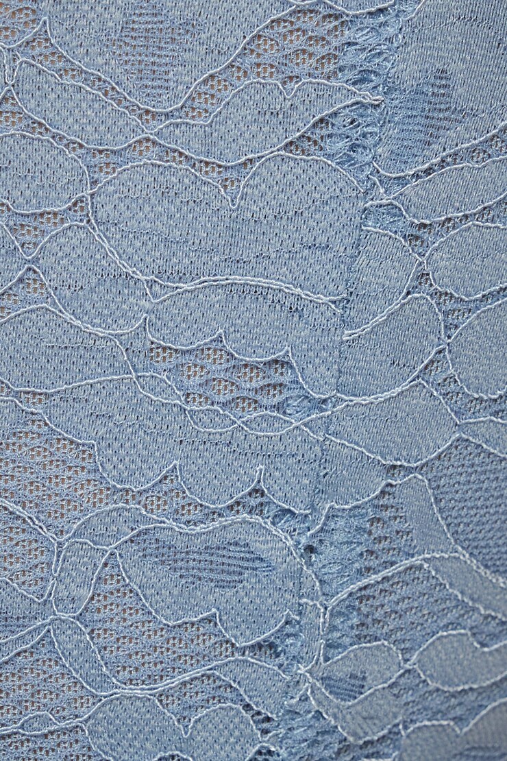 Saige Lace Square Neck Corset Top  Ashley Blue large