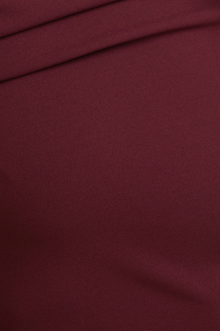 Off Shoulder Crepe Mini Dress