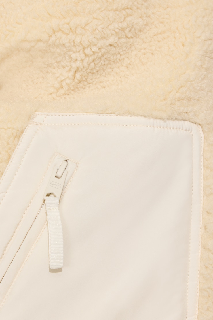 Sherpa Mixed Media Jacket