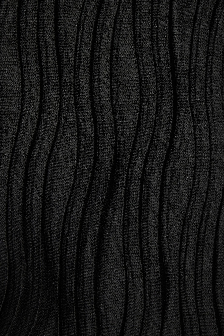 Haut licou à dos dénudé Noir encre large