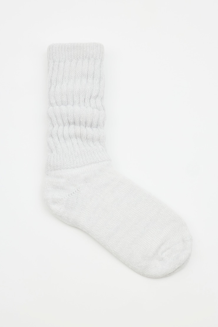 Scrunch Cloud Sock, Spring Grey Mix, large