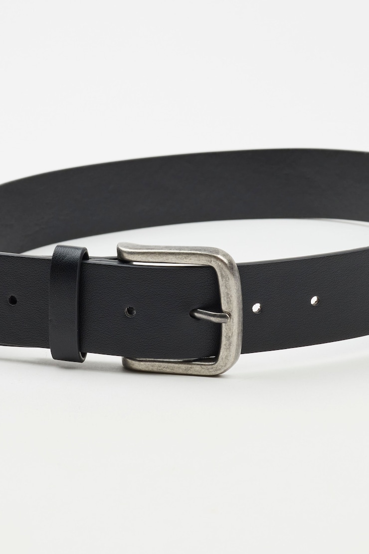 Square Classic Belt, Jet Black, large