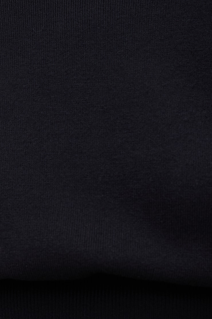 Cinched Boat Neck Sweater Jet Black large