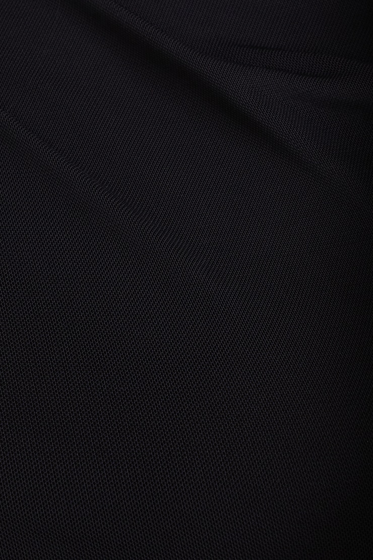 Cleo Mesh Long Sleeve Top Jet Black large