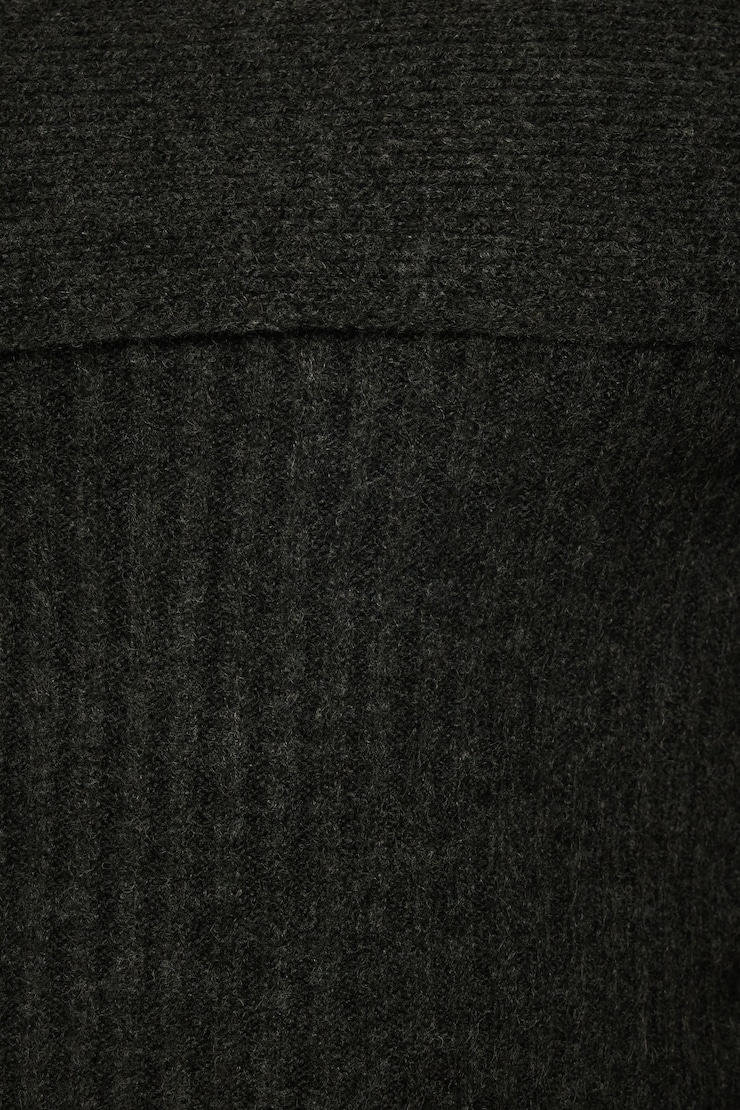 Heavenlyarn™ Laura Off Shoulder Sweater Stormy Sky Grey large