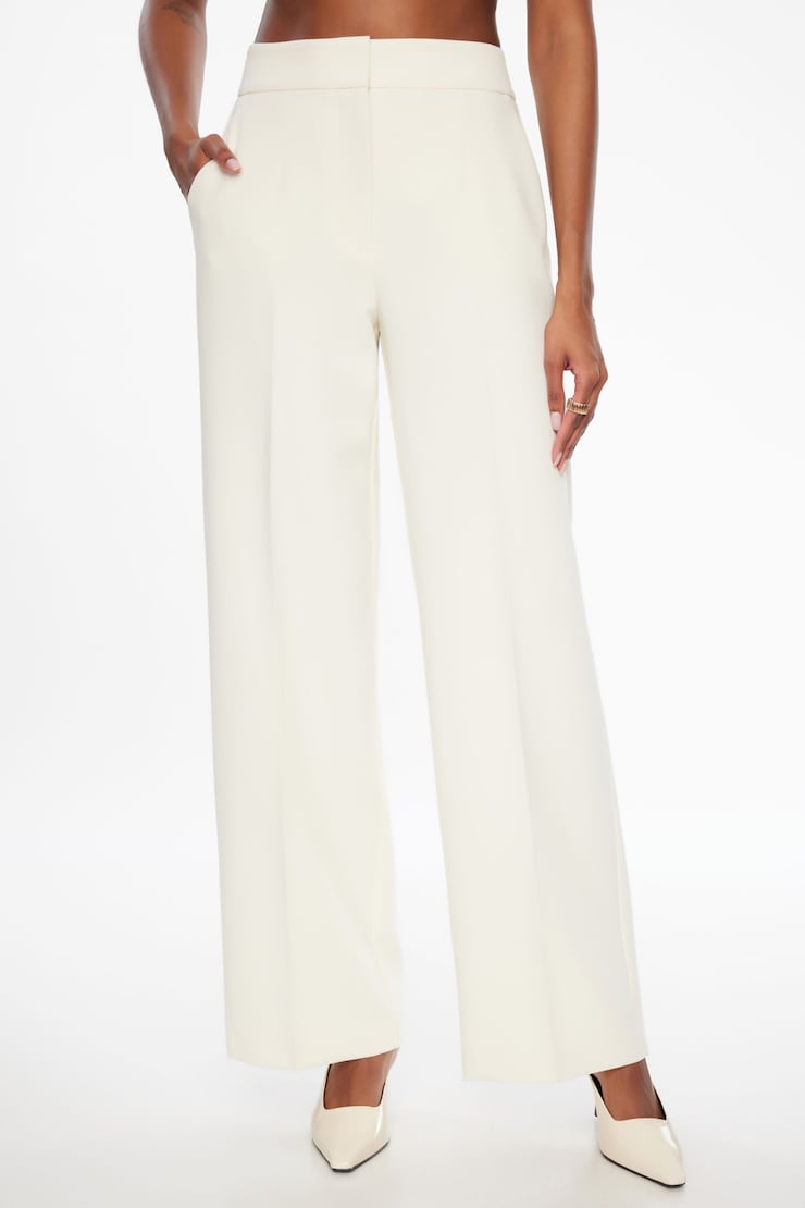 Yasmin Straight Leg Pants Sea Salt Off-White large