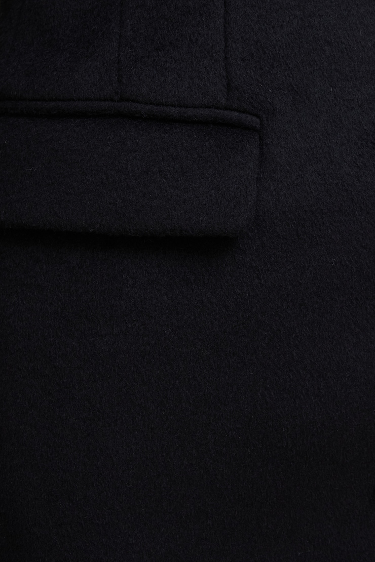 Cinched Wool Coat Black | Dynamite
