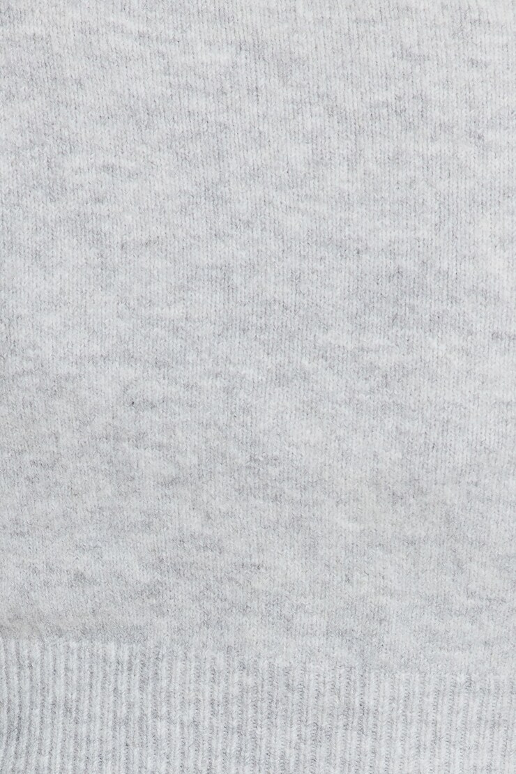 Cardigan écourté ouvert à l’avant Heavenlyarn™ Mélange brume blanche large