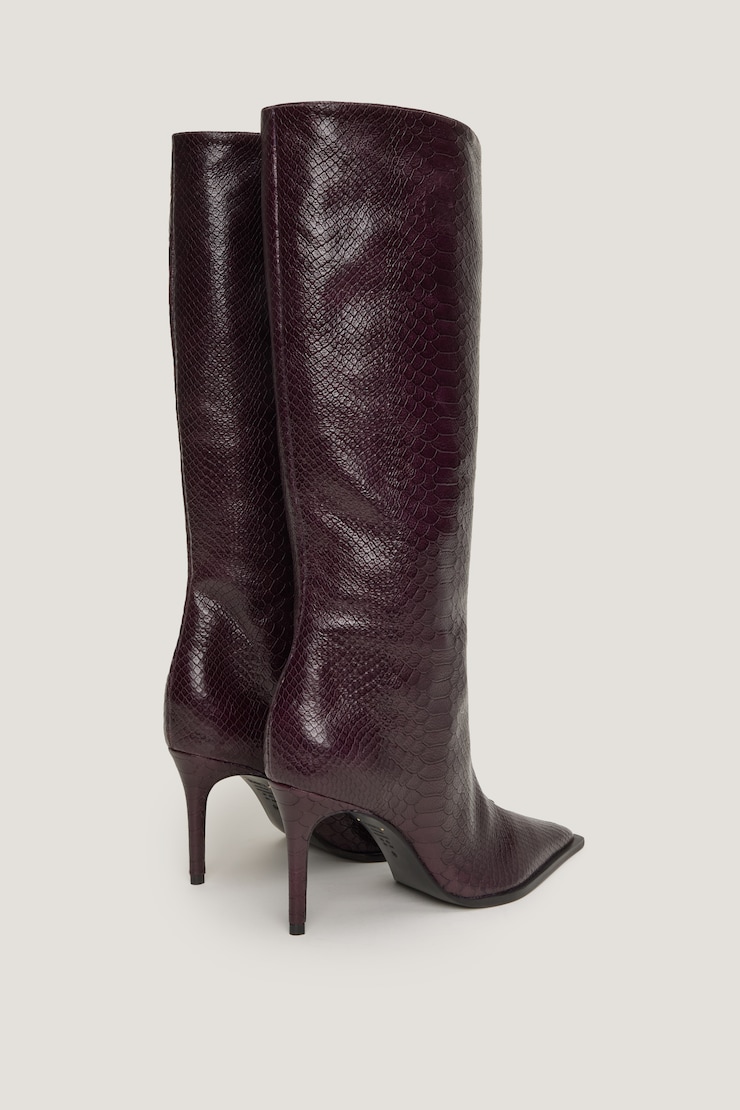 SCHUTZ | Mary Knee High Boots Dark Plum large