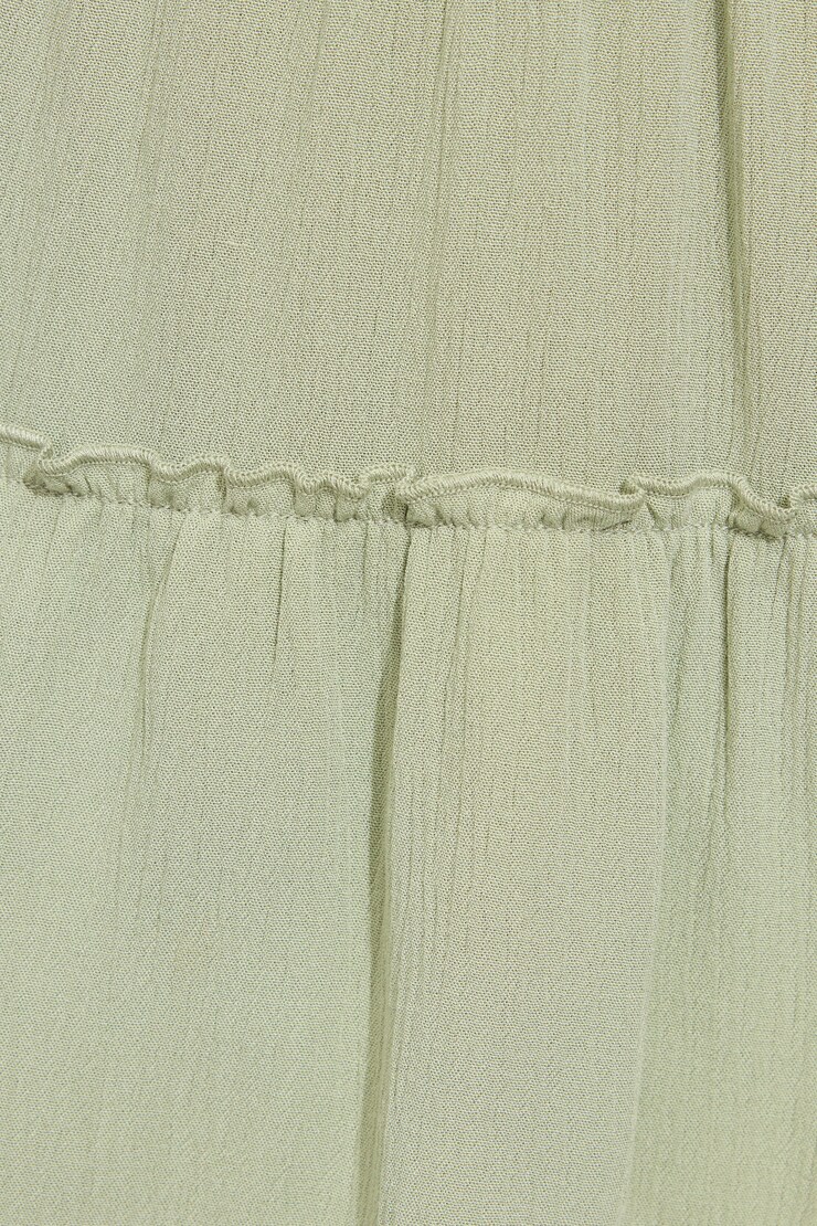 Tiered Mini Skirt, Desert Sage Green, large