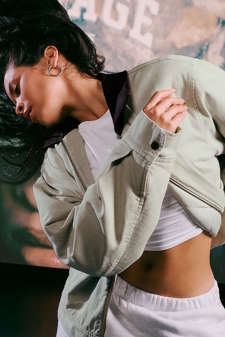 Blouson utilitaire en twill