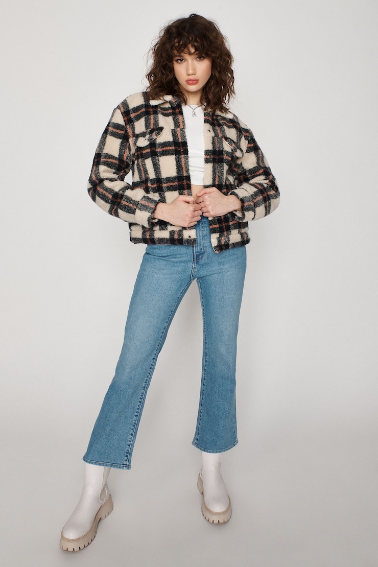 LEVI'S Ex-Boyfriend Sherpa Trucker Jacket, Comfy Corner, large