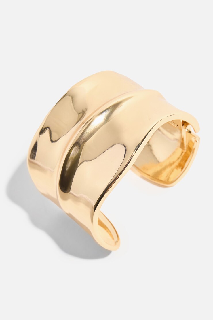 Waveline Cuff Bracelet Gold large