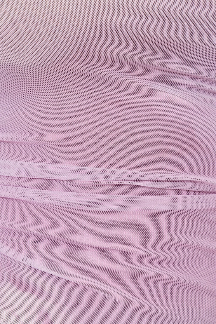 Haut en maille à manches longues Stella Violet floral large