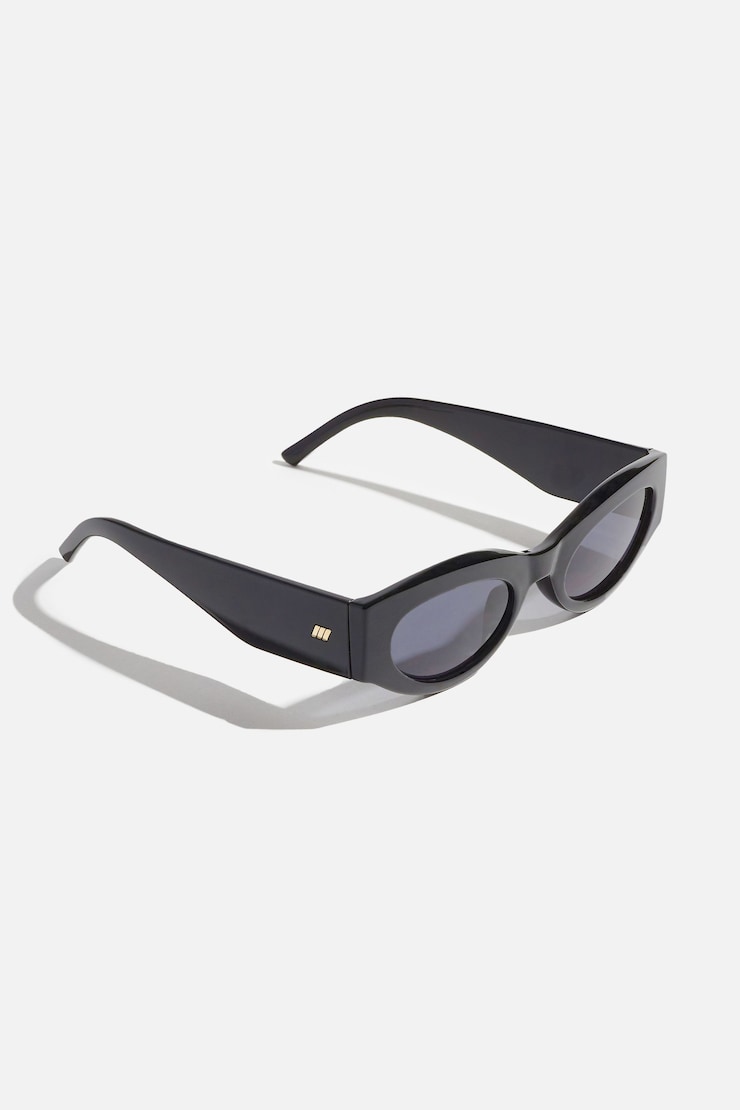 LE SPECS | Lunettes de soleil « Body Pumpin II » Noir encre large