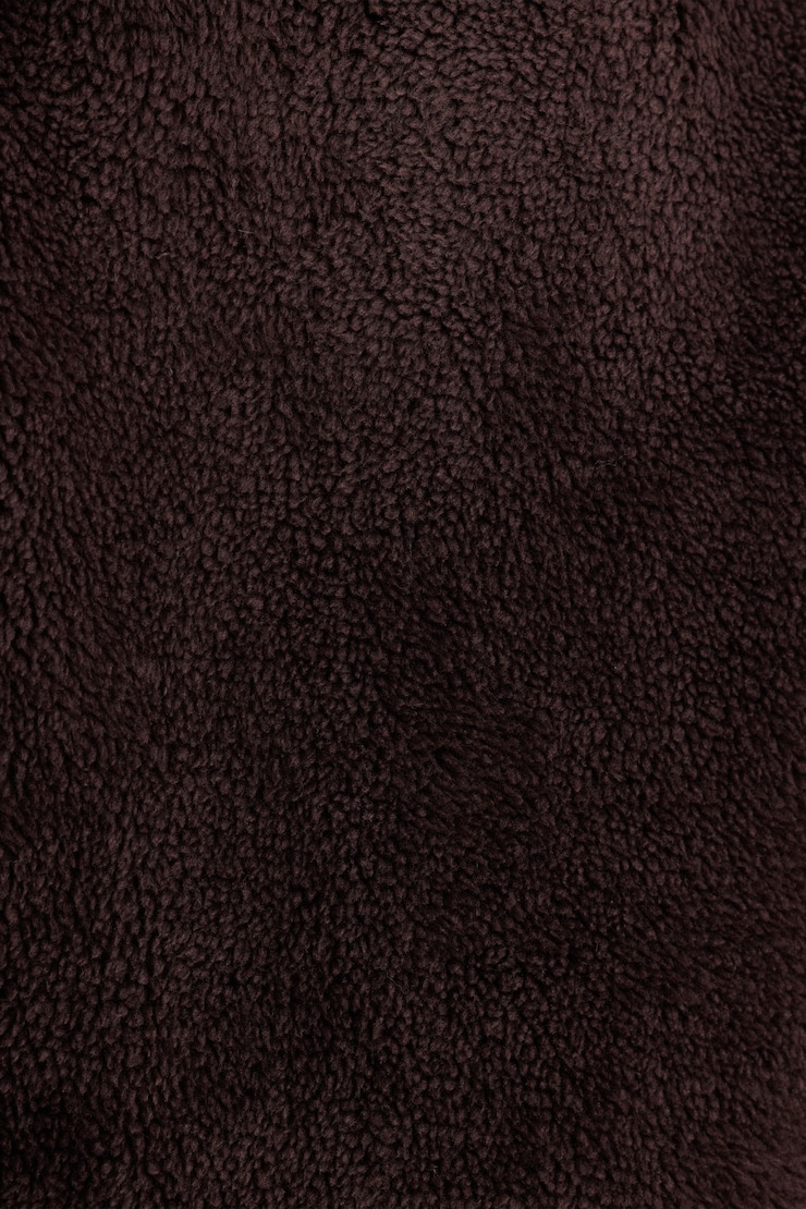 Sherpa Aviator Jacket Brown Stone large