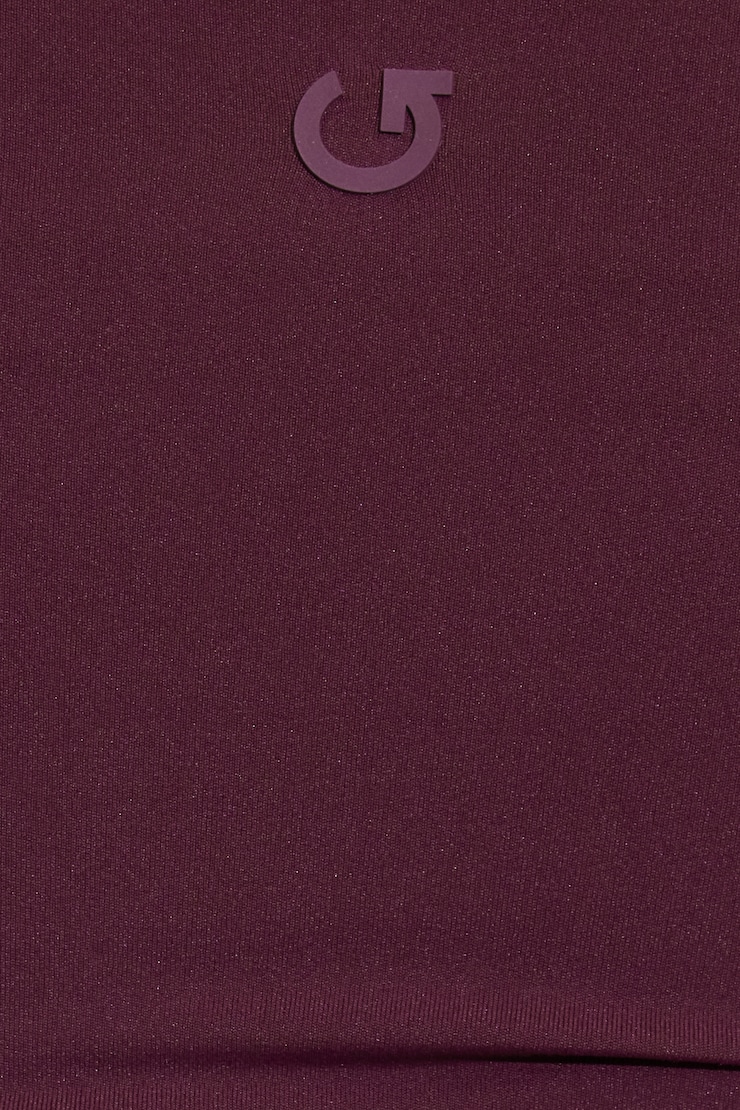 Active Layered Tank Top, Fig Fantasy Maroon/Snow White, large