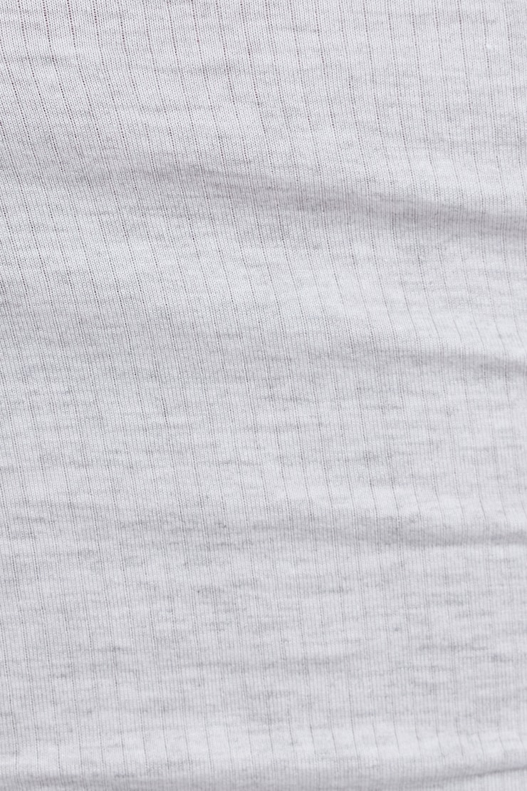 Pantalon décontracté côtelé diaphane