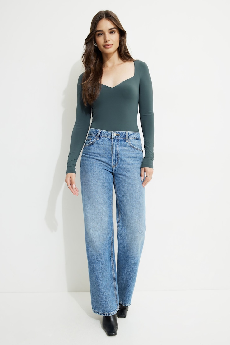 Raye Sculpt Sweetheart Bodysuit Dark Slate large