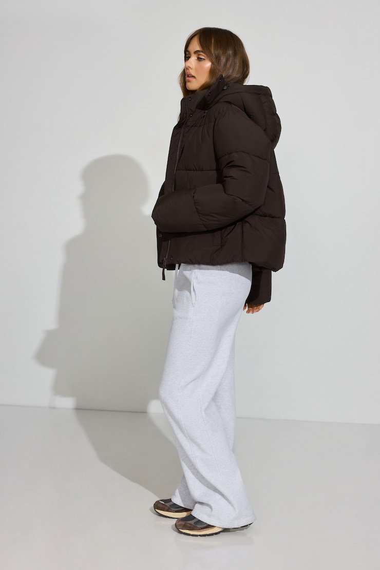 Perfect Puff Jacket, Chocolate Mousse, large