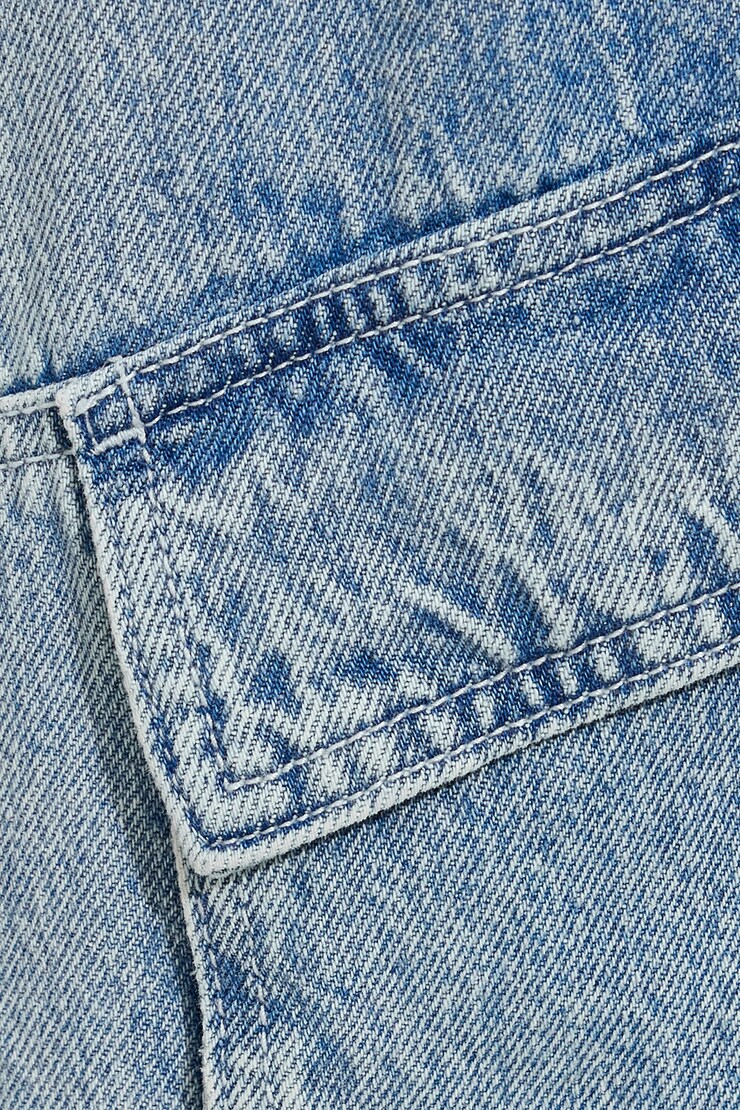 Baggy Cargo Jeans, West Blue, large