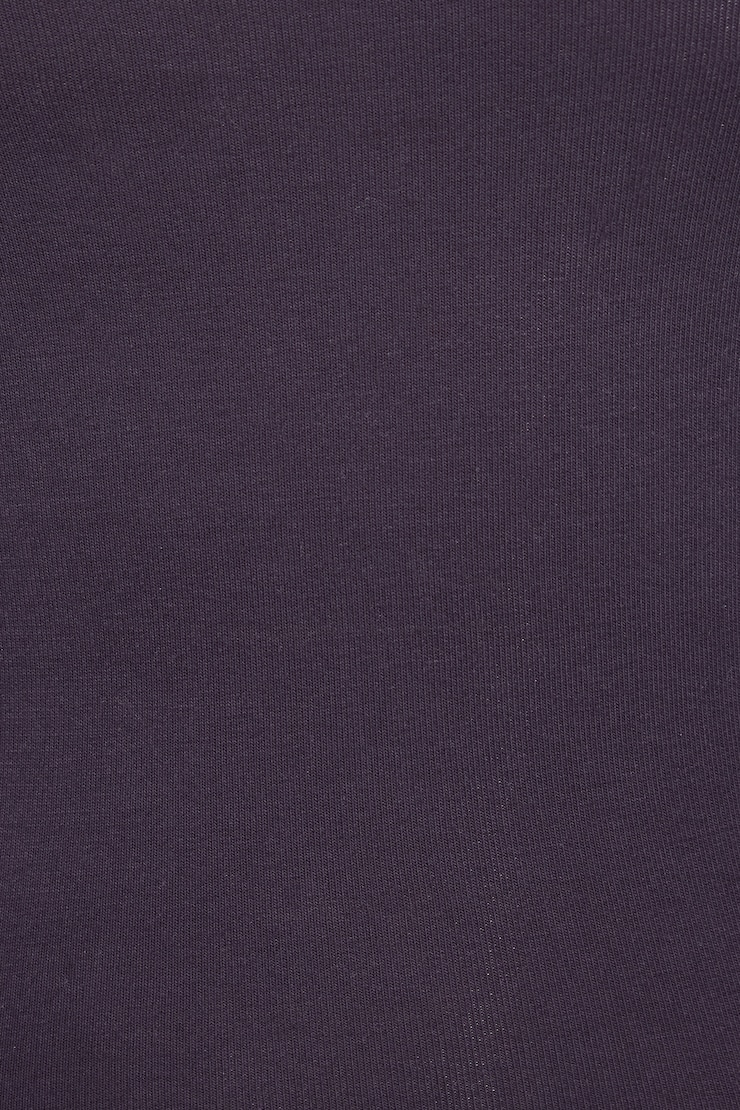 SuperSoft Cropped Crewneck T-Shirt, Perky Plum Purple, large