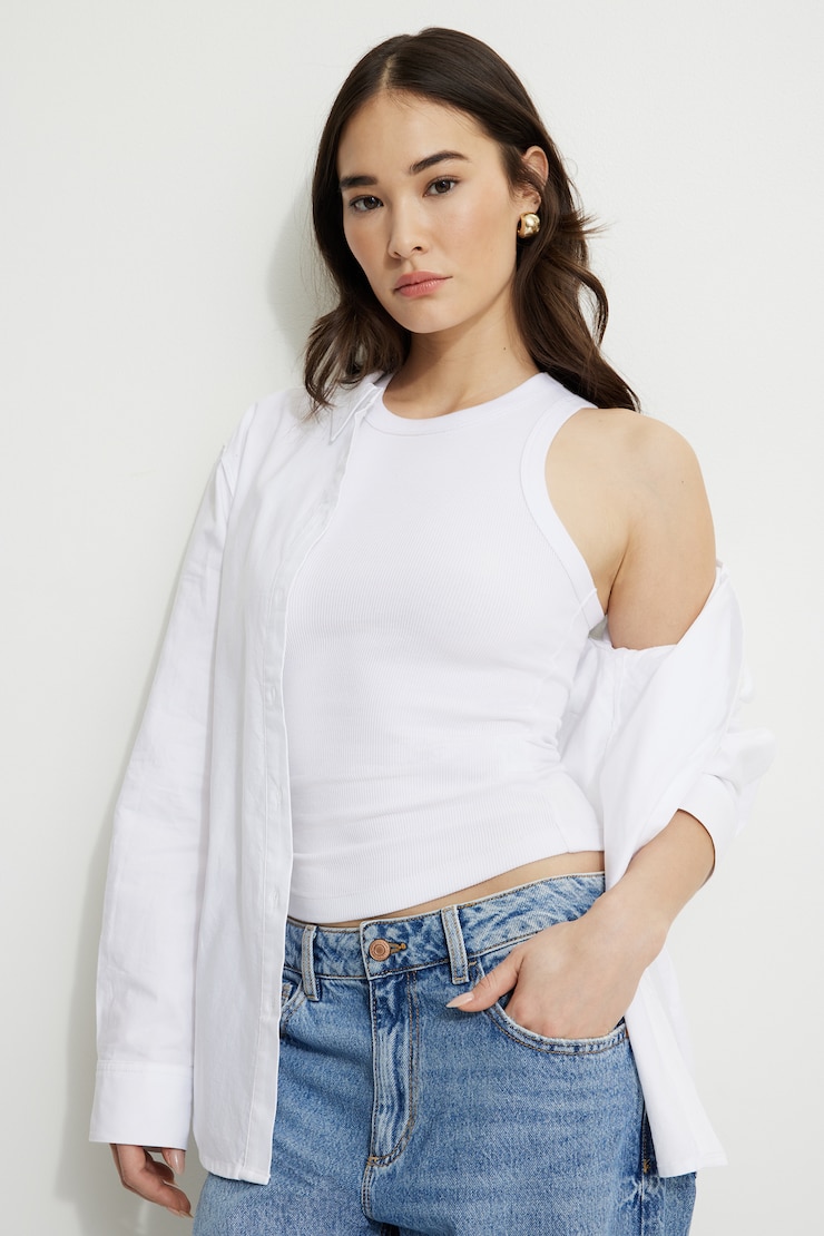 Camisole côtelée Tedi