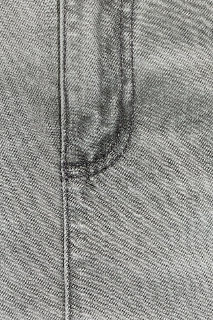 Denim Micro Skort, Rocky Grey, large
