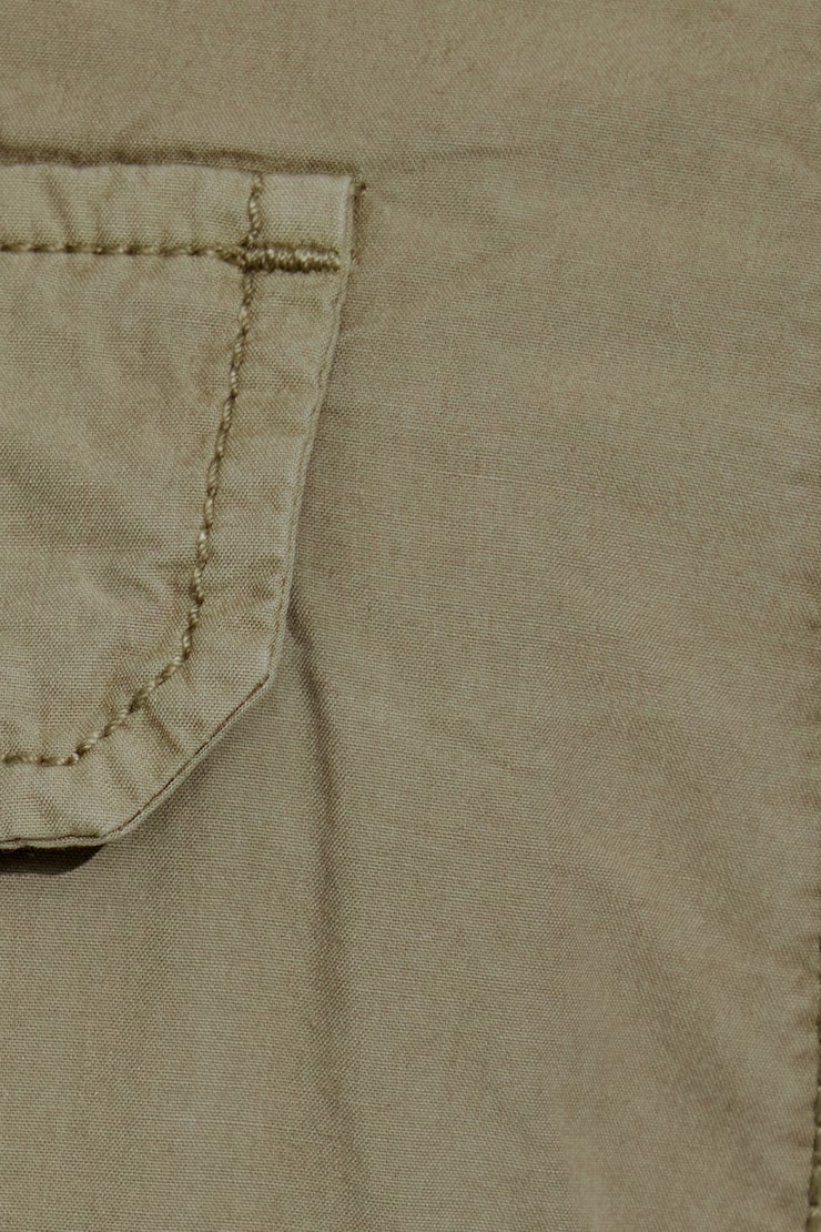 Low Rise Baggy Poplin Cargo Pants
