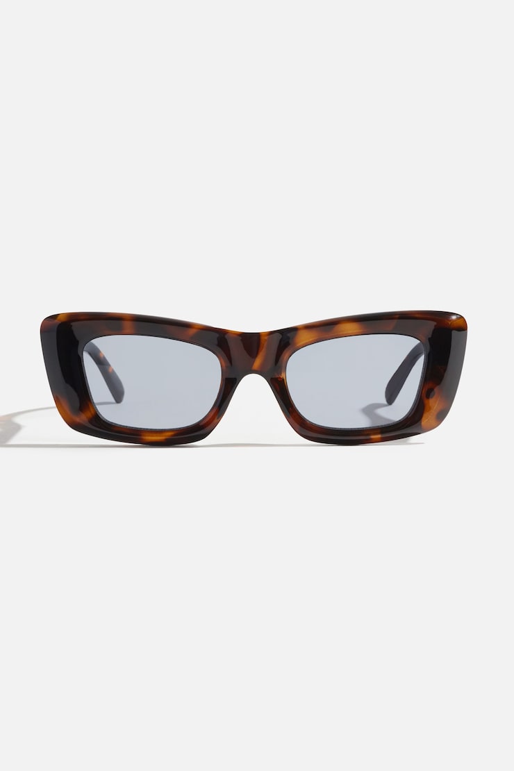 LE SPECS | Lunettes de soleil « Dopamine » Brun tortue large