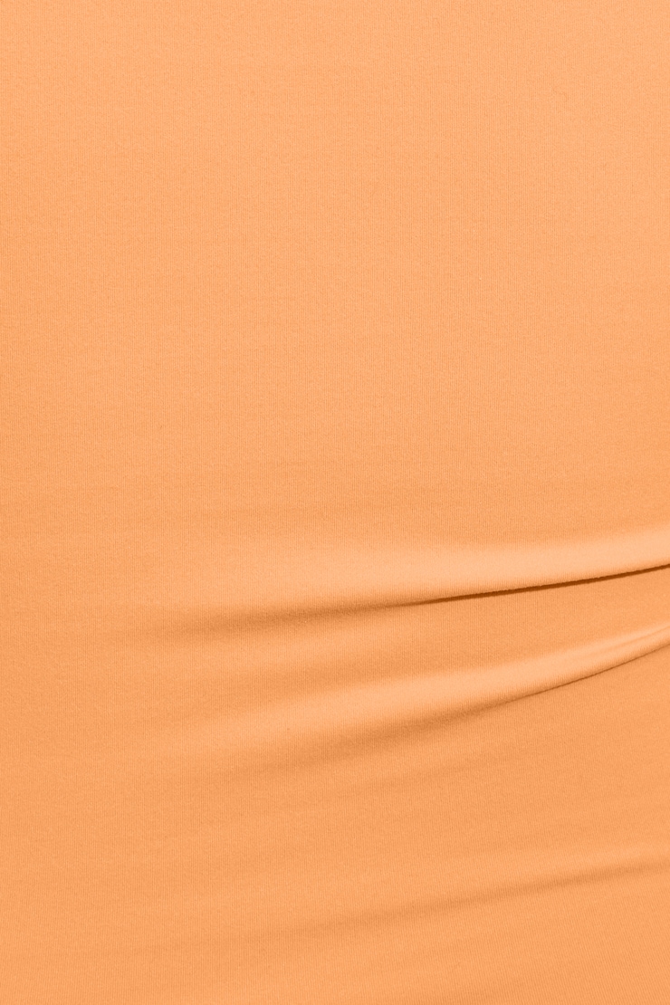 Sleek Crewneck T-Shirt, Juicy Peach Orange, large