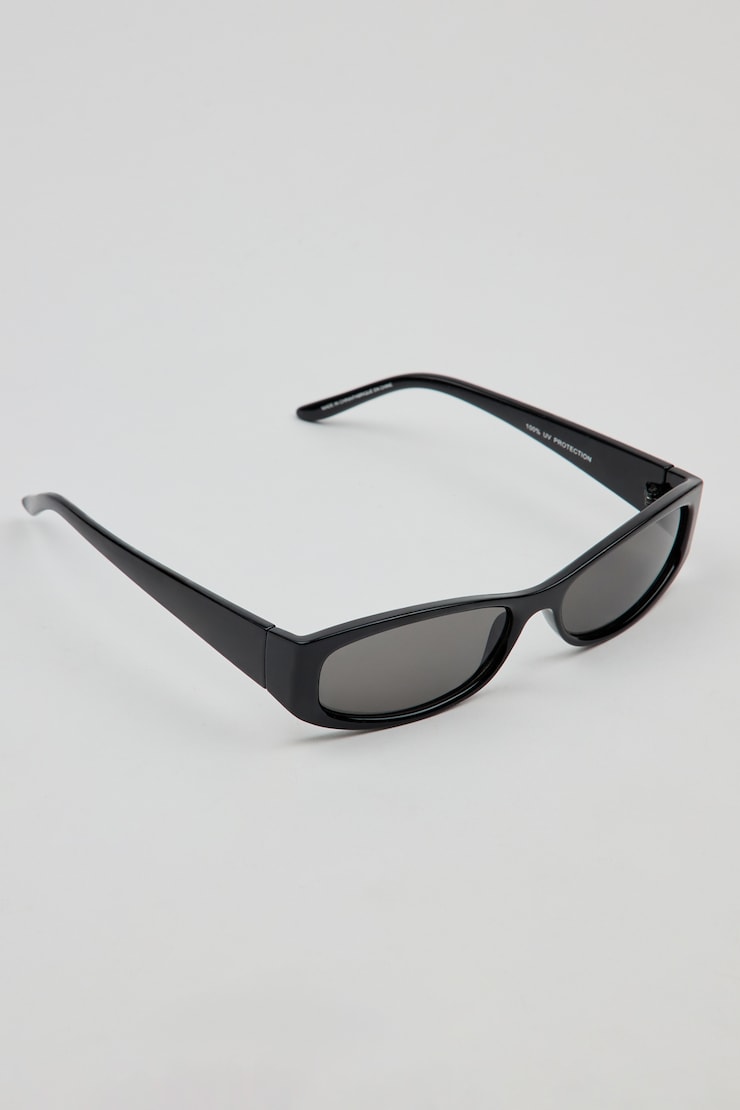 Square Oval Sunnies, Black/Smoke, large