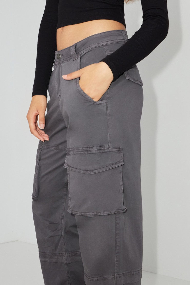 Remi Straight Cargo Pant, Forged Iron Grey, large