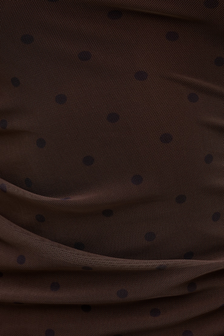 Haut à manches longues imprimé en maille Cleo