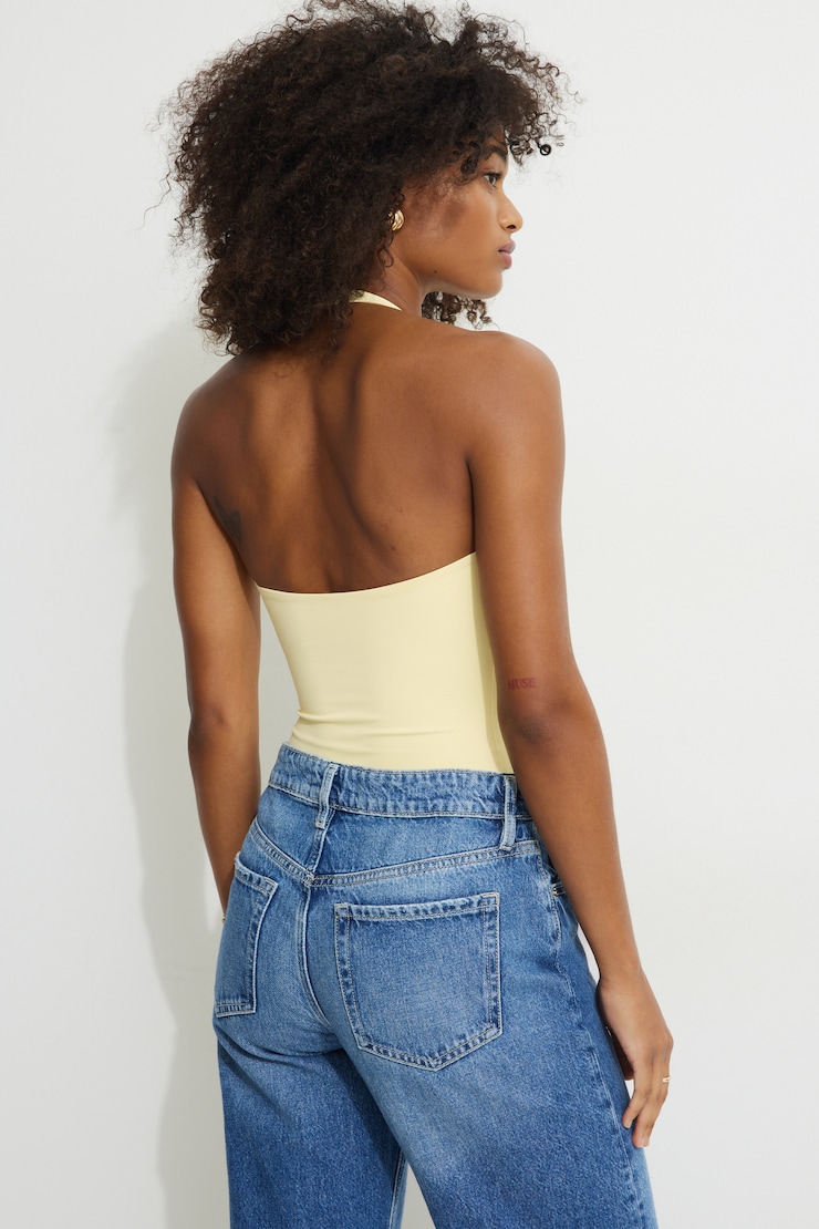 Justaucorps licou Softform Jaune double-crème large