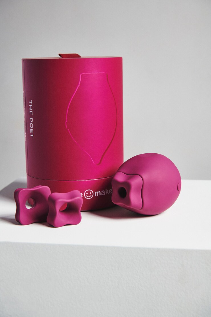 SMILE MAKERS | The Poet Vibrator Fuchsia Splash large