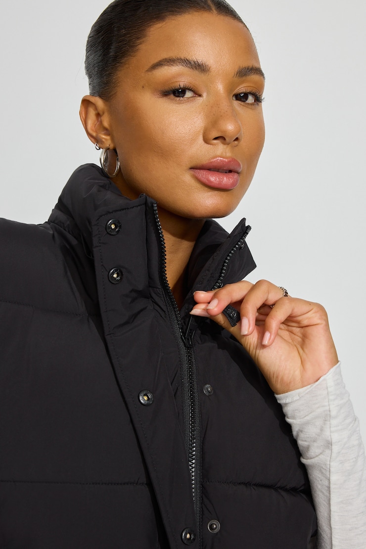 Perfect Puff Vest, Jet Black, large