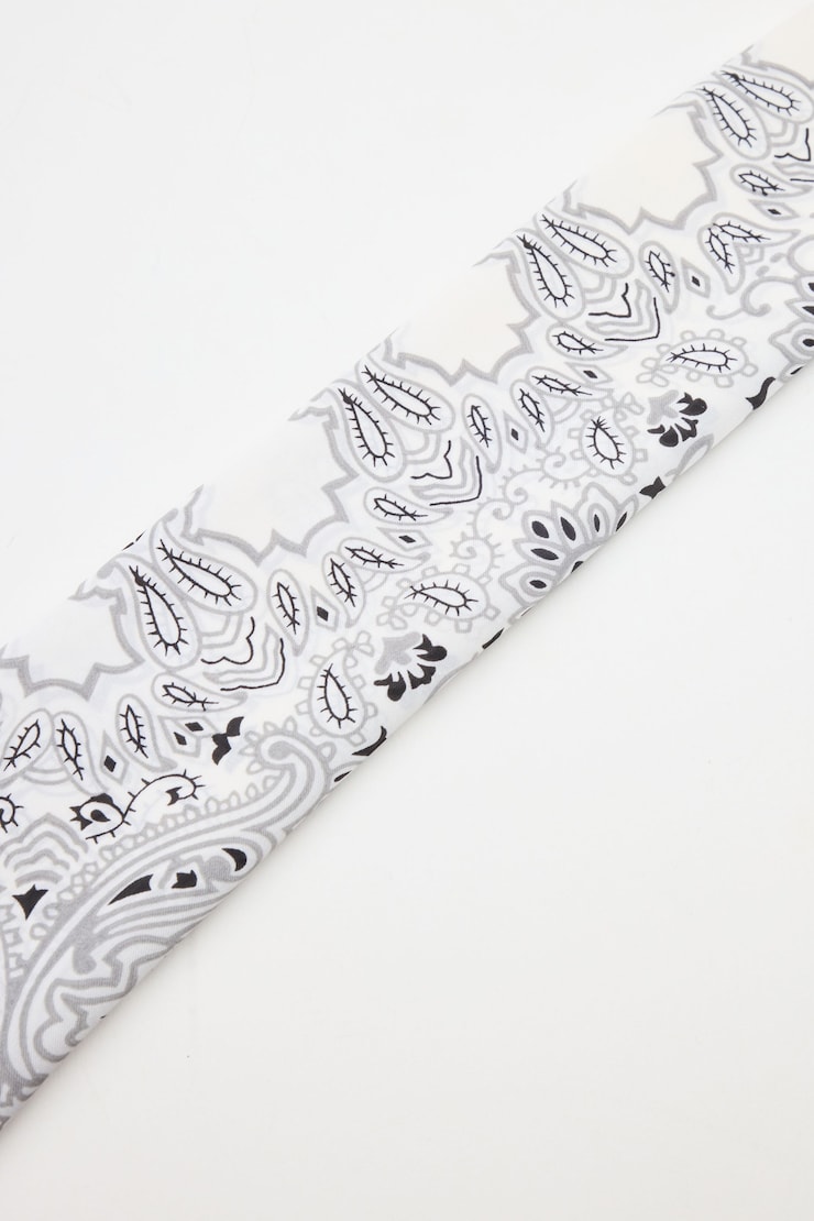 Serafina Scarf, White Bandana, large