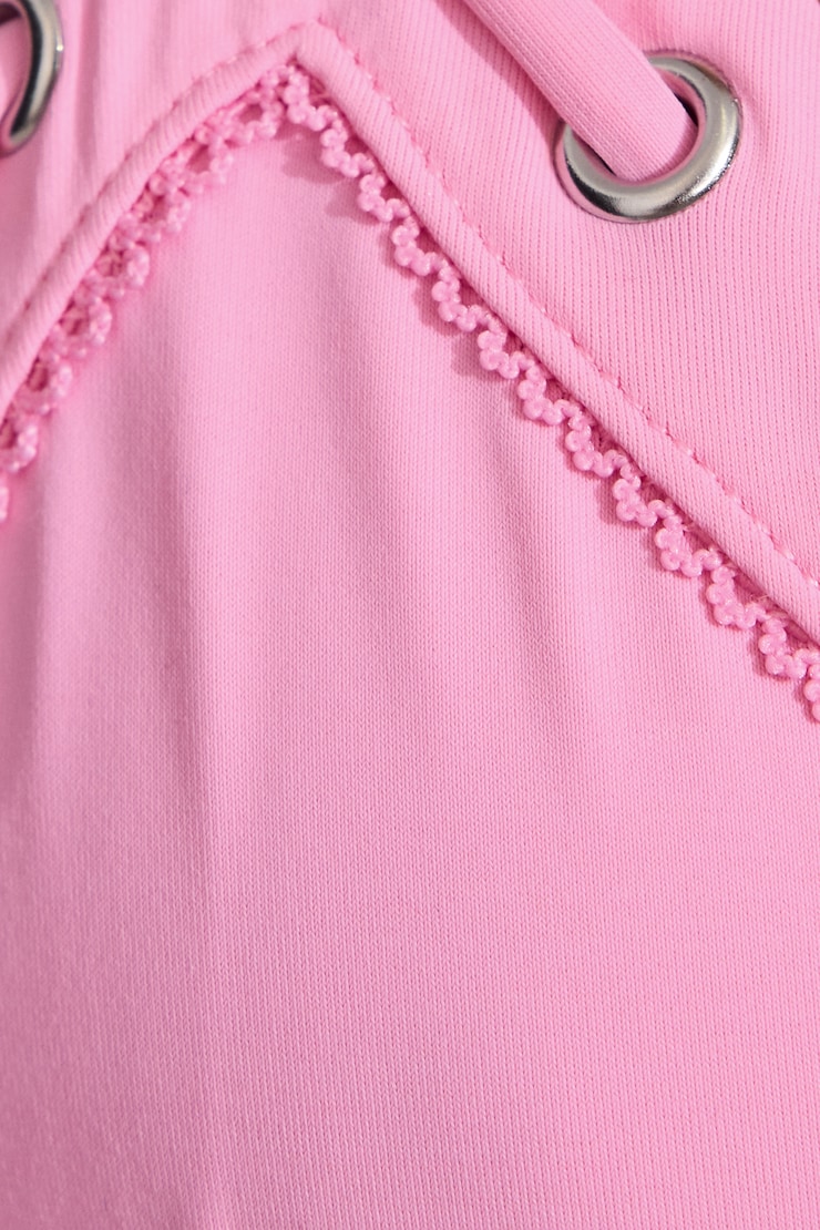 Cheeky Side Tie Bikini Bottom, Begonia Pink, large