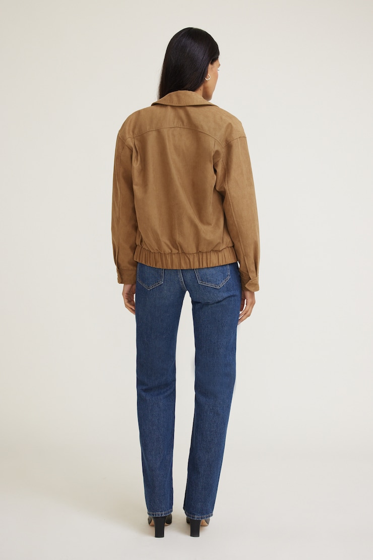 Cara High Rise Straight Leg Jeans