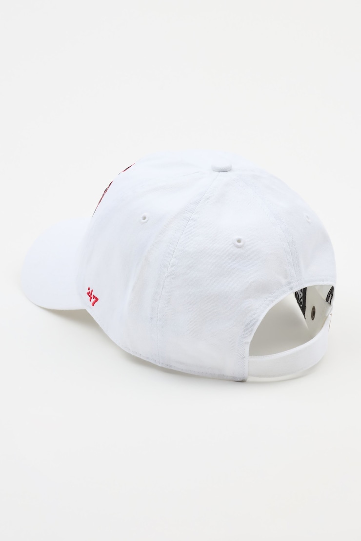 47 BRAND Clean Up Cap - Chicago Bulls, Cream/Red, large