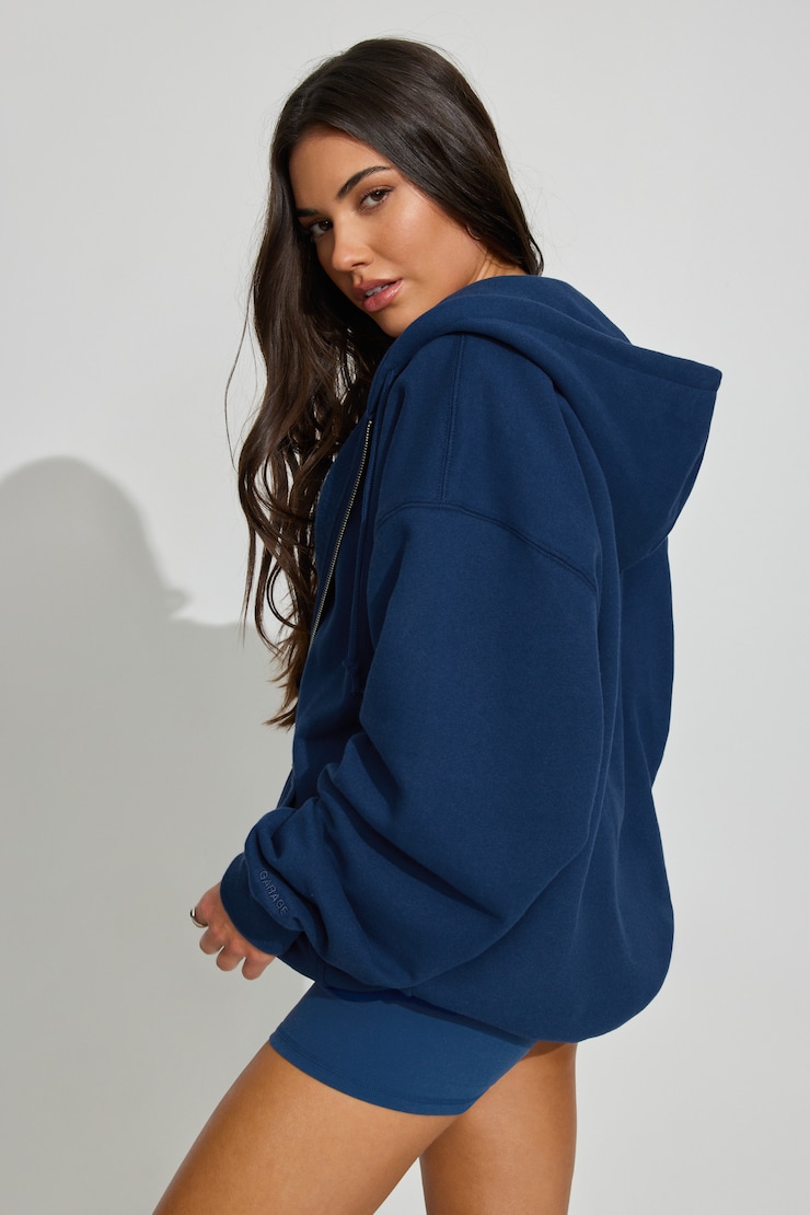 SoftTerry Oversized Zip-Up Hoodie