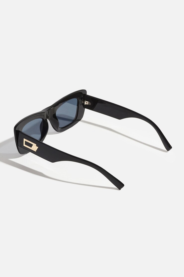 LE SPECS | Lunettes de soleil « Dopamine » Noir encre large