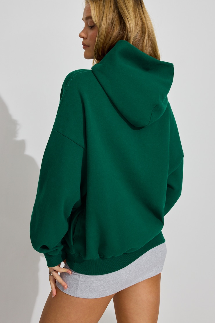 UltraFleece Hoodie, Rainforest Green, large